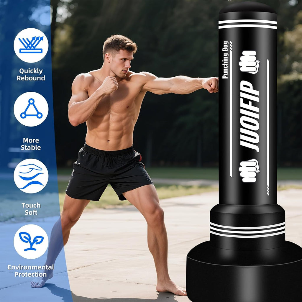 Heavy Punching Bag Boxing Free Standing Fitness MMA Fitness Training Equipment