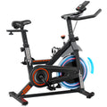 Exercise Bike Indoor Cycling Bike with 300Lbs Big Seat Cushion for Home Cardio Leg Workout
